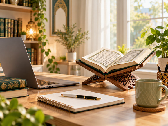 A welcoming workspace for Quran learning and communication